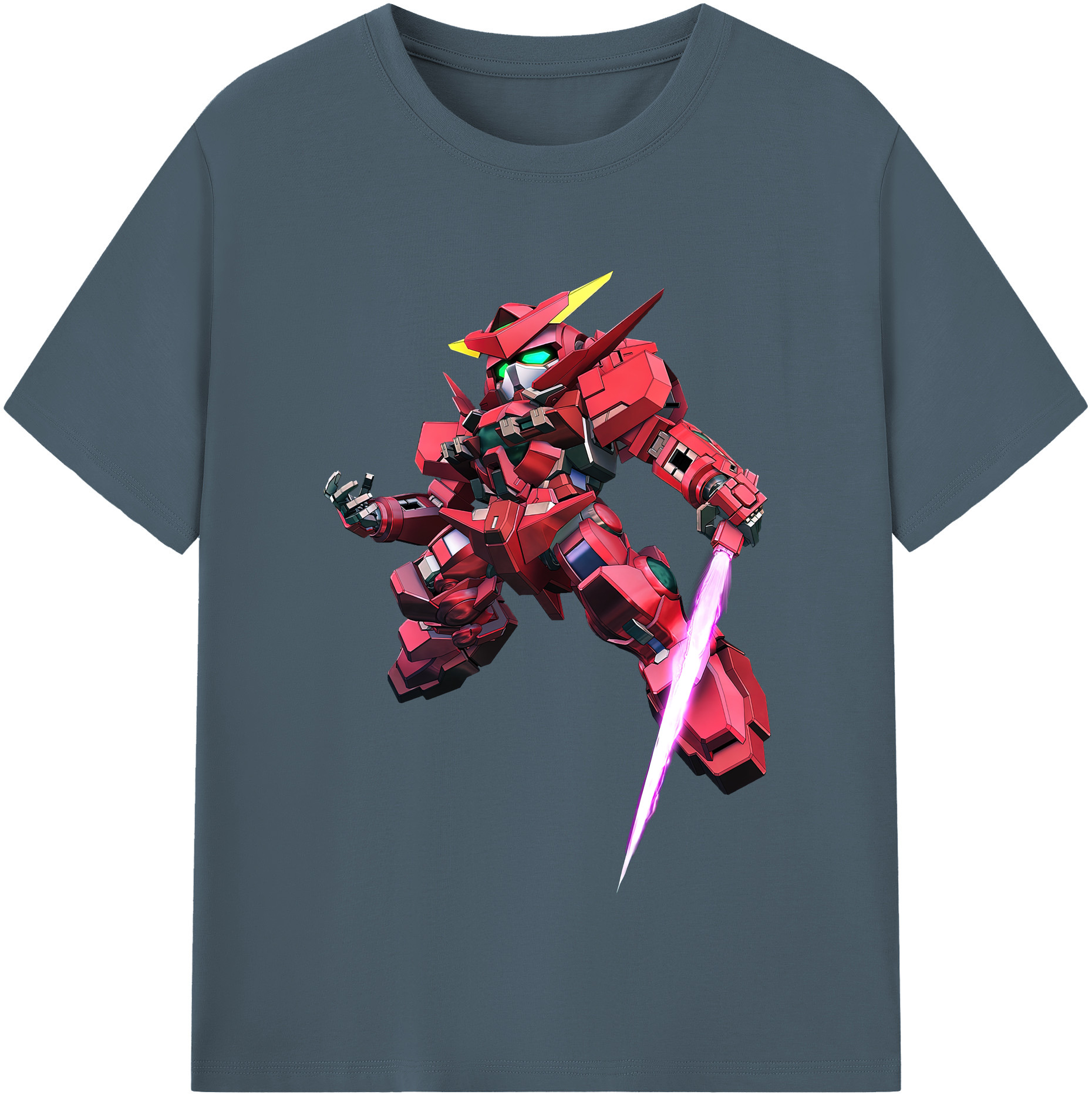 （画像用） 機動戦士ガンダム Mobile Suit Gundam 綿100％半袖Tシャツ（フロントプリント）